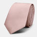 Garin Slim Silk Satin Tie, Dusty Pink, hi-res